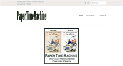 Desktop Screenshot of papertimemachine.com