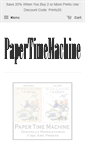 Mobile Screenshot of papertimemachine.com